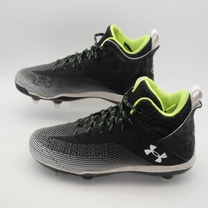 Under Armour Men's 11 UA Highlight Hammer 2.0 MC Football Cleats Black White